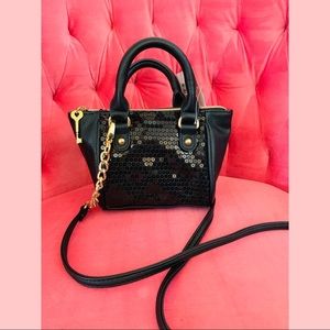 Betsey Johnson Faux Leather Mini Crossbody Bag